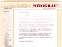 Tablet Screenshot of merigraf.com.pl